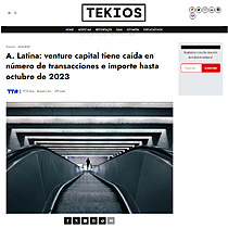 A. Latina: venture capital tiene cada en nmero de transacciones e importe hasta octubre de 2023